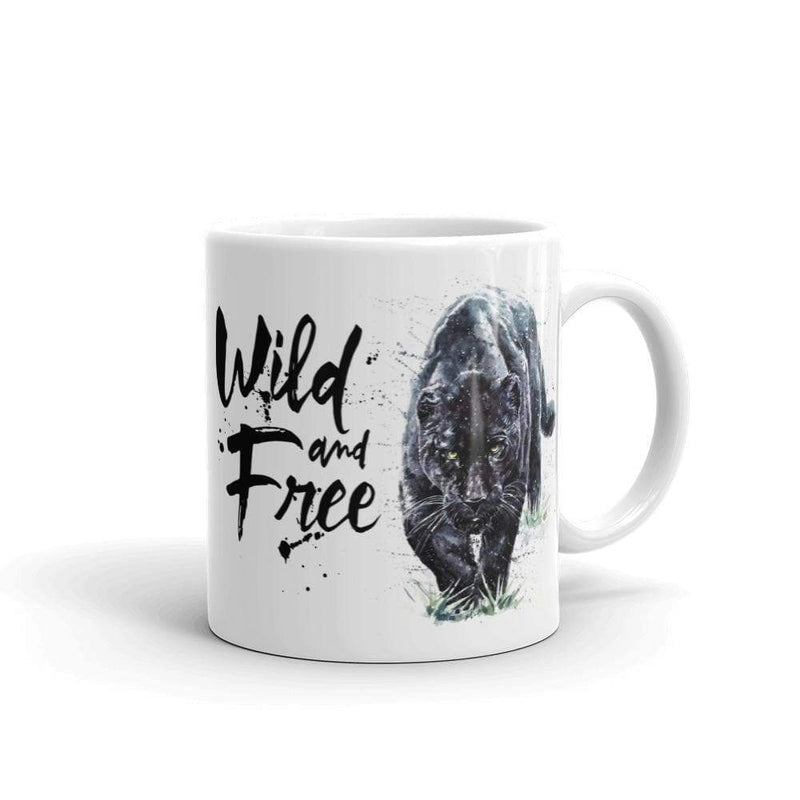 Mug 32,5 cl "Wild & Free Panther" Mug The Sexy Scientist