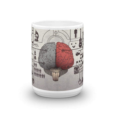 Science Mug "Brain Thoughts" Science Mug The Sexy Scientist