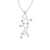 Cocaïn Molecule Necklace