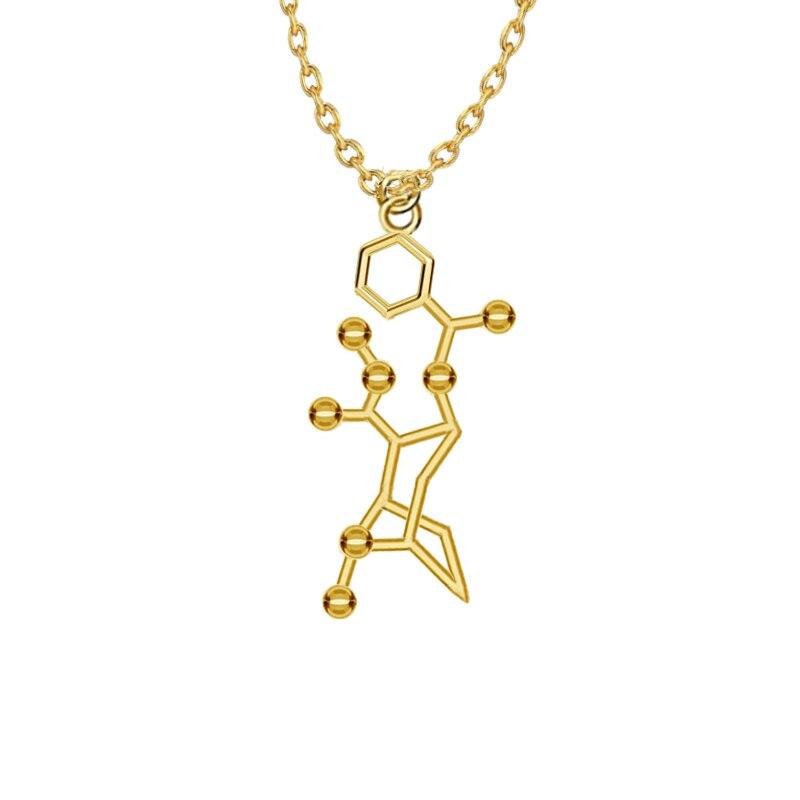 Cocaïn Molecule Necklace