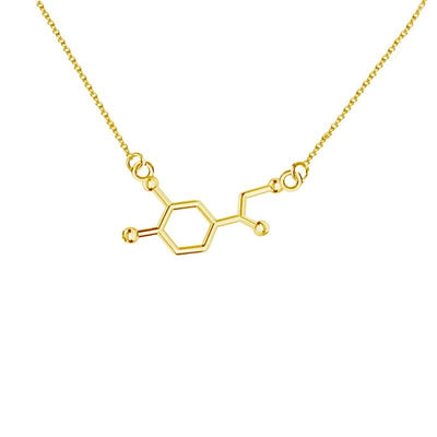 Norepinephrine Molecule Necklace