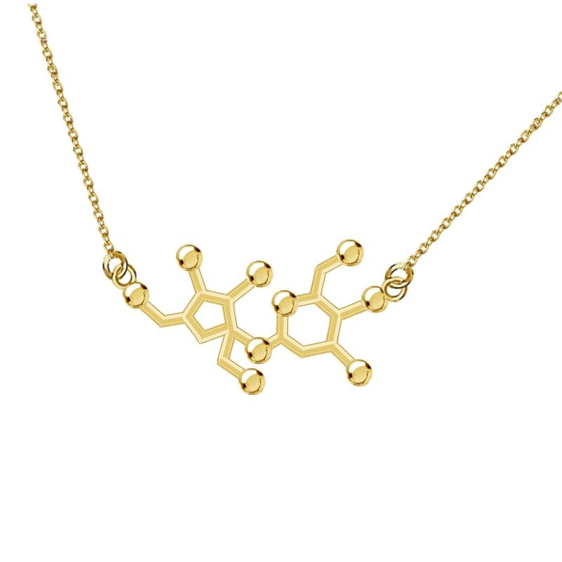 Sucrose Molecule Necklace