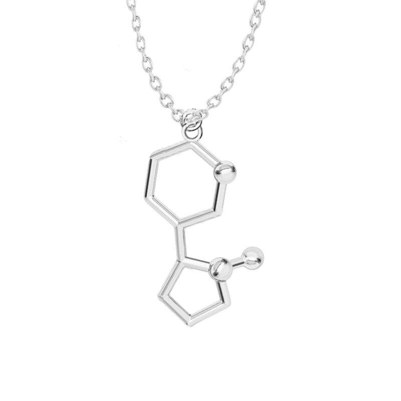 Nicotine Molecule Necklace