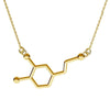Dopamine Molecule Necklace