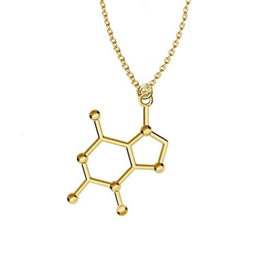 Chocolate Molecule Necklace