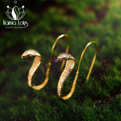 Karma Lotus Gold Lashahi Earrings <br>by Karma Lotus Karma Lotus