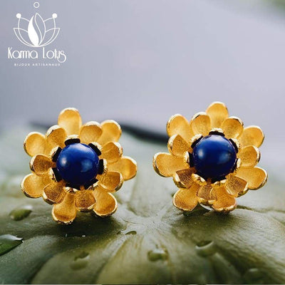Karma Lotus Gold Margili Earrings <br>by Karma Lotus Karma Lotus
