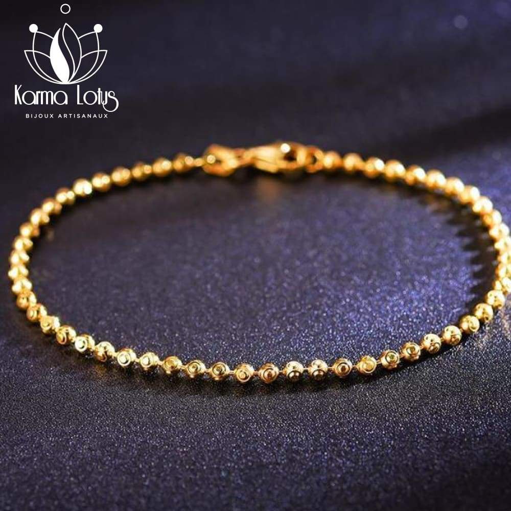 Karma Lotus Gold Perlino Bracelet <br>by Karma Lotus Karma Lotus