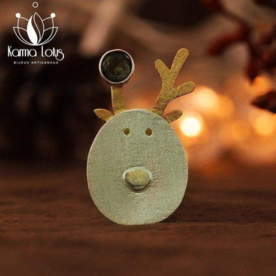 Karma Lotus Green Christmas Pin<br>by Karma Lotus Karma Lotus