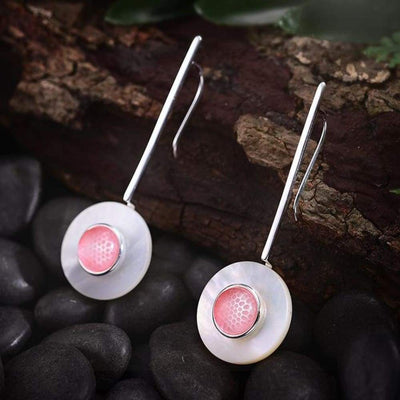 Karma Lotus Pink Poraki Earrings <br>by Karma Lotus Karma Lotus
