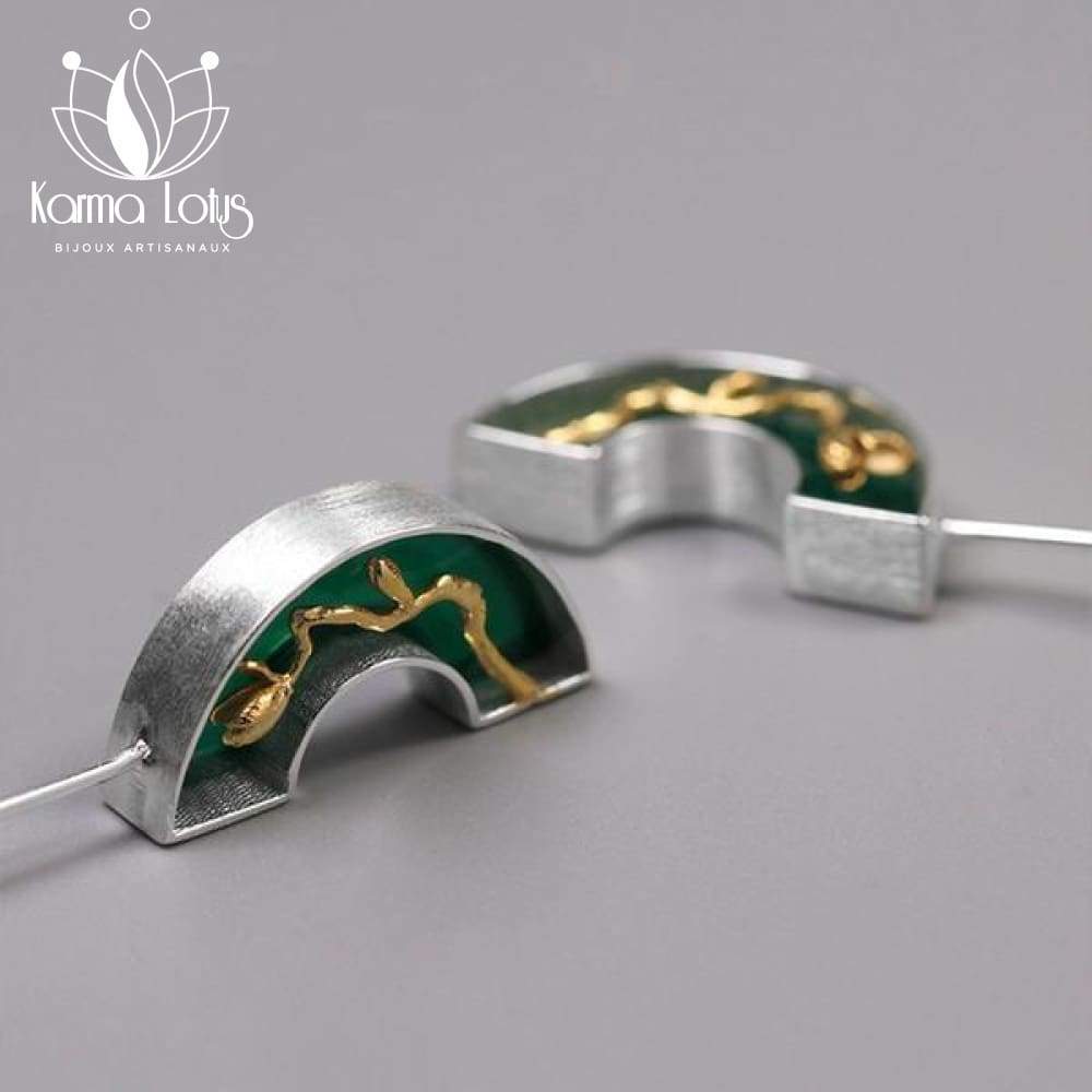 Karma Lotus Safluhi Earrings <br>by Karma Lotus Karma Lotus