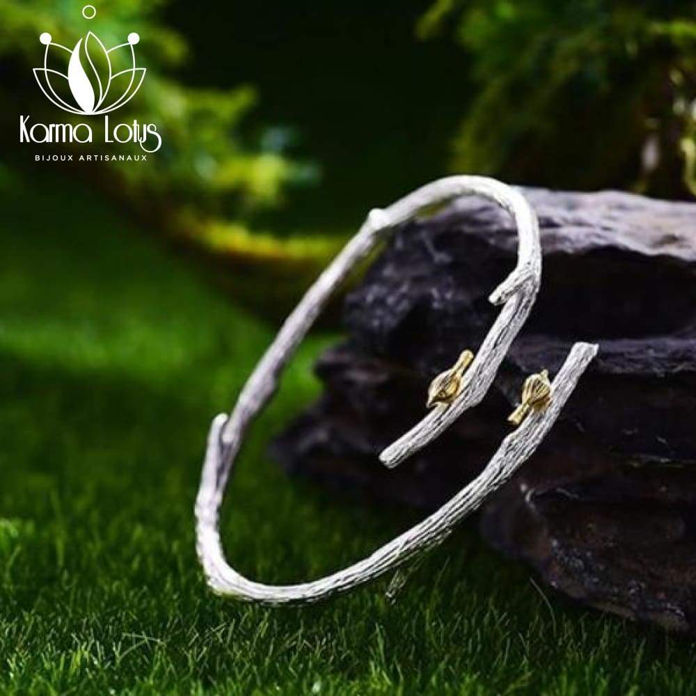 Gold Lotus Flower Bracelet | Gold Filled Bracelet | Yoga Bracelet | KookyTwo