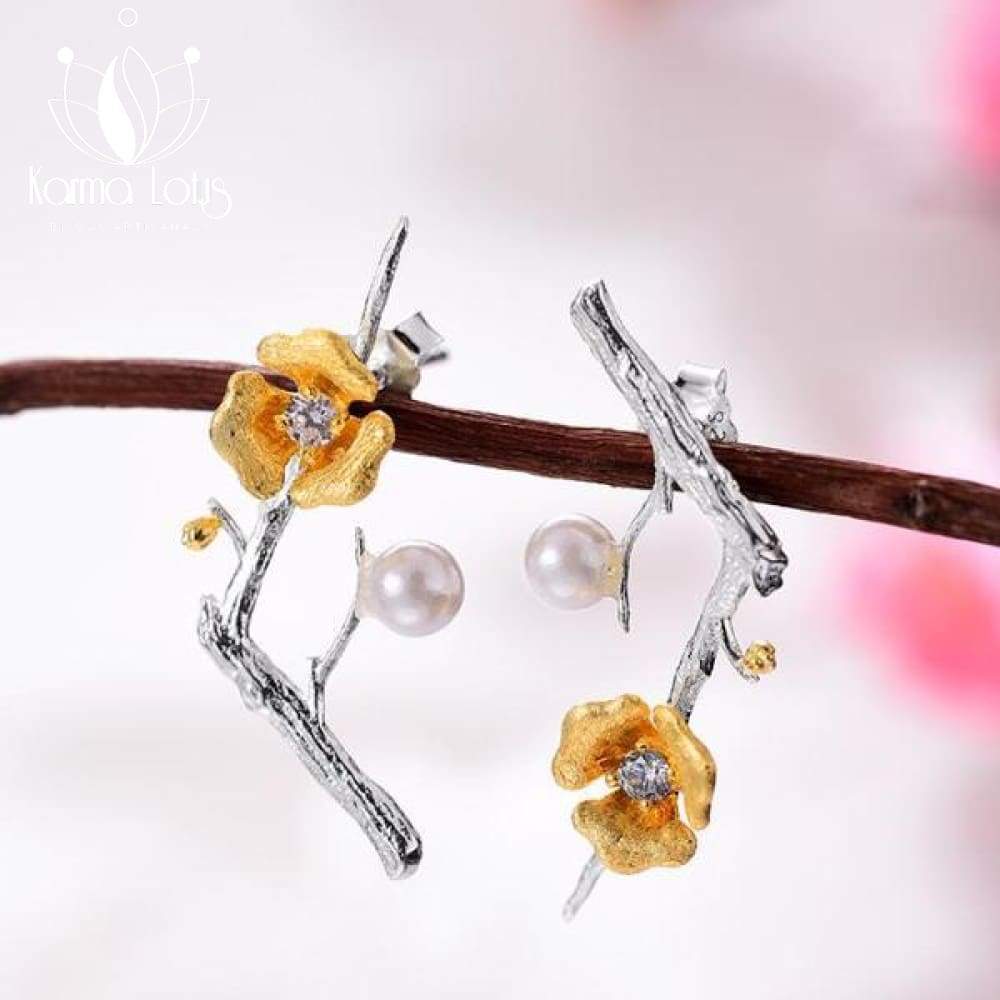 Karma Lotus Silver [PRIVATE SALE] Drolinahi Earrings <br>by Karma Lotus Karma Lotus