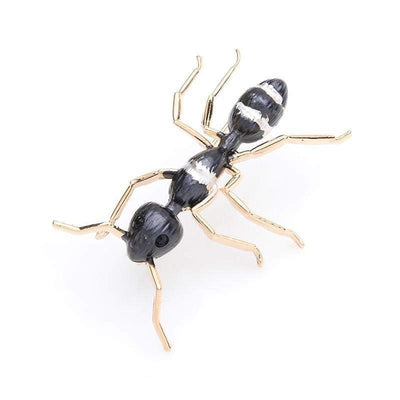 Animal Brooch Black Ant Brooch - Zinc & Enamel The Sexy Scientist