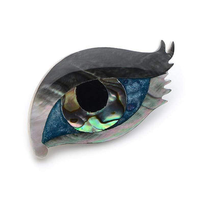 Animal Brooch Eye Brooch - Natural Shell The Sexy Scientist