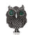 Animal Brooch Silver Owl Brooch - Alloy Tin/Copper The Sexy Scientist