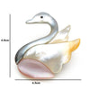 Animal Brooch Swan Brooch - Natural Shell The Sexy Scientist