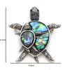 Animal Brooch Turtle Brooch -Alloy Tin/Copper & Natural Shell The Sexy Scientist