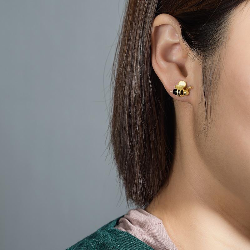 Gold Apivali Earrings <br>by Karma Lotus The Sexy Scientist