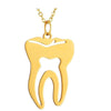 Bijoux science Gold Human Tooth Pendant The Sexy Scientist