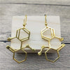 Bijoux science Gold Ketamine Molecule Earrings The Sexy Scientist