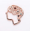 Bijoux science Rose Gold Head Pin The Sexy Scientist