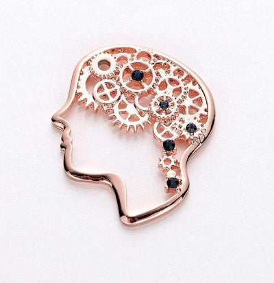 Bijoux science Rose Gold Head Pin The Sexy Scientist
