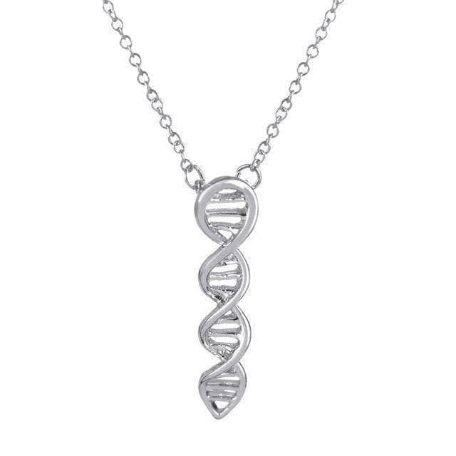 Bijoux science Gold DNA Double Helix Pendant The Sexy Scientist