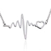 Bijoux science Silver Heartbeat Pendant The Sexy Scientist