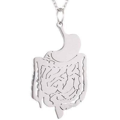Bijoux science Silver Human Stomach Pendant The Sexy Scientist