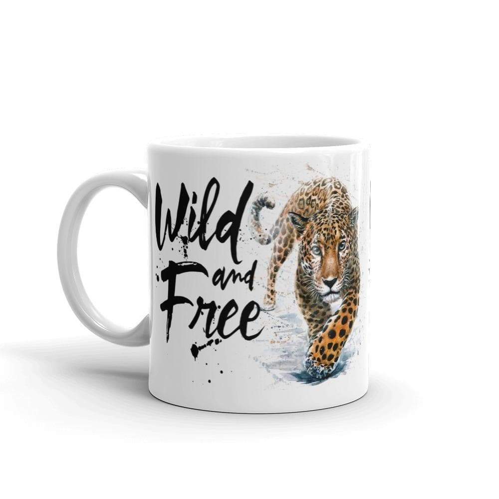 Mug 32,5 cl "Wild & Free Leopard" Mug The Sexy Scientist