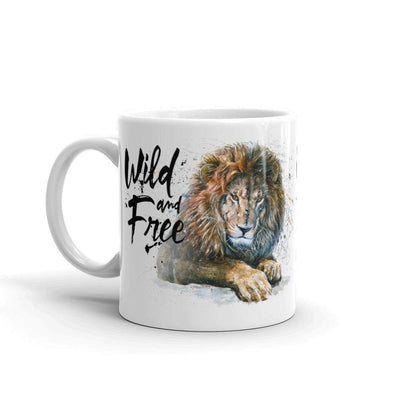 Mug 32,5 cl "Wild & Free Lion n°2" Mug The Sexy Scientist