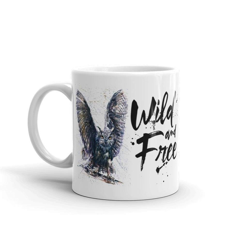 Mug 32,5 cl "Wild & Free Owl n°2" Mug The Sexy Scientist