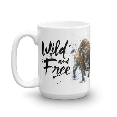 Mug 45 cl "Wild & Free Bison" Mug The Sexy Scientist