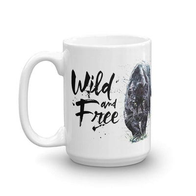 Mug 45 cl "Wild & Free Panther" Mug The Sexy Scientist