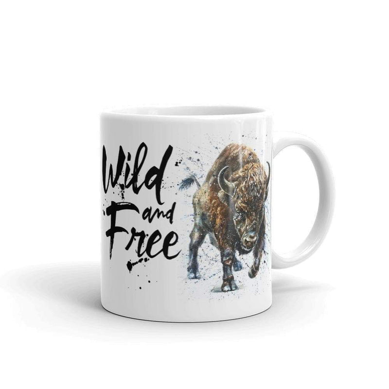 Mug 32,5 cl "Wild & Free Bison" Mug The Sexy Scientist