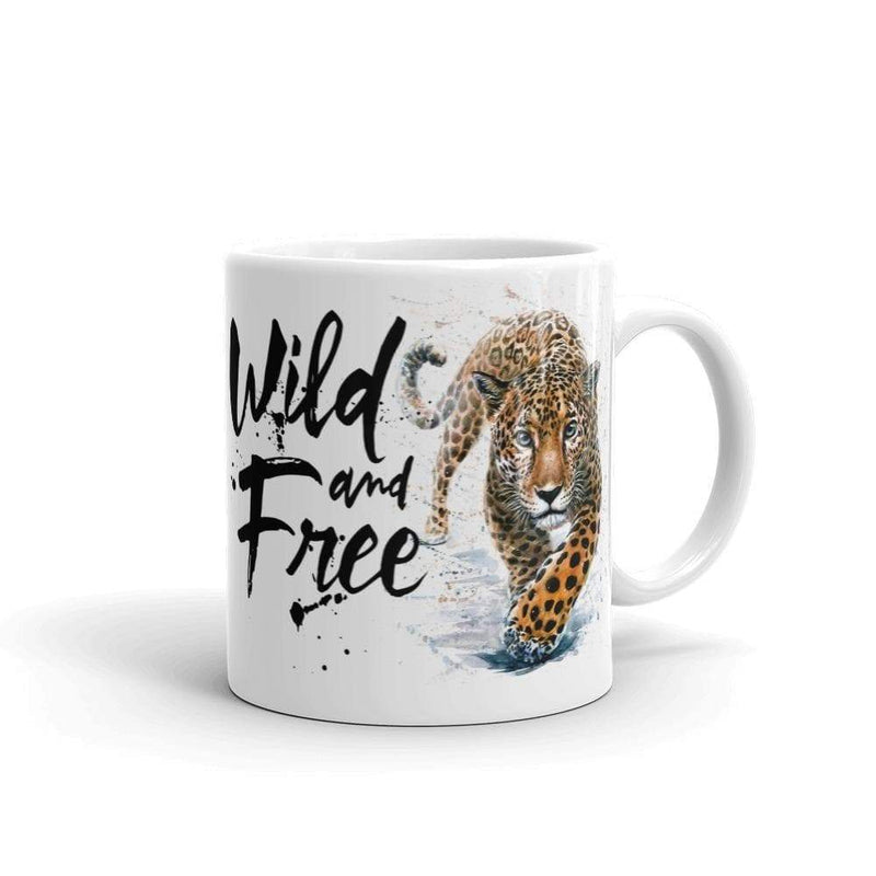 Mug 32,5 cl "Wild & Free Leopard" Mug The Sexy Scientist