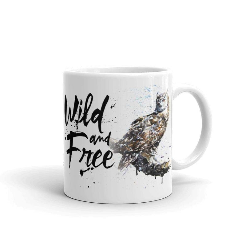 Mug 32,5 cl "Wild & Free Owl" Mug The Sexy Scientist