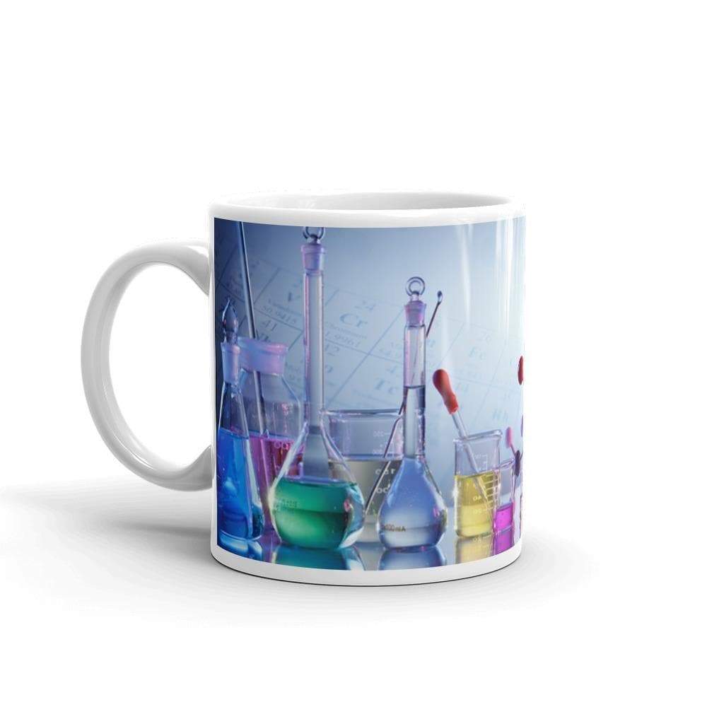 Science Mug 32,5 cl "Lab Bench & Glassware" Science Mug The Sexy Scientist