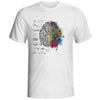 T-Shirt 03 / S "Geek Brain Science" T-Shirt - Cotton & Modal The Sexy Scientist