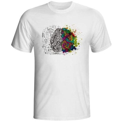 T-Shirt 05 / S "Geek Brain Science" T-Shirt - Cotton & Modal The Sexy Scientist