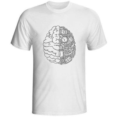 T-Shirt Geek Brain Science - Coton & Modal - 11 / S