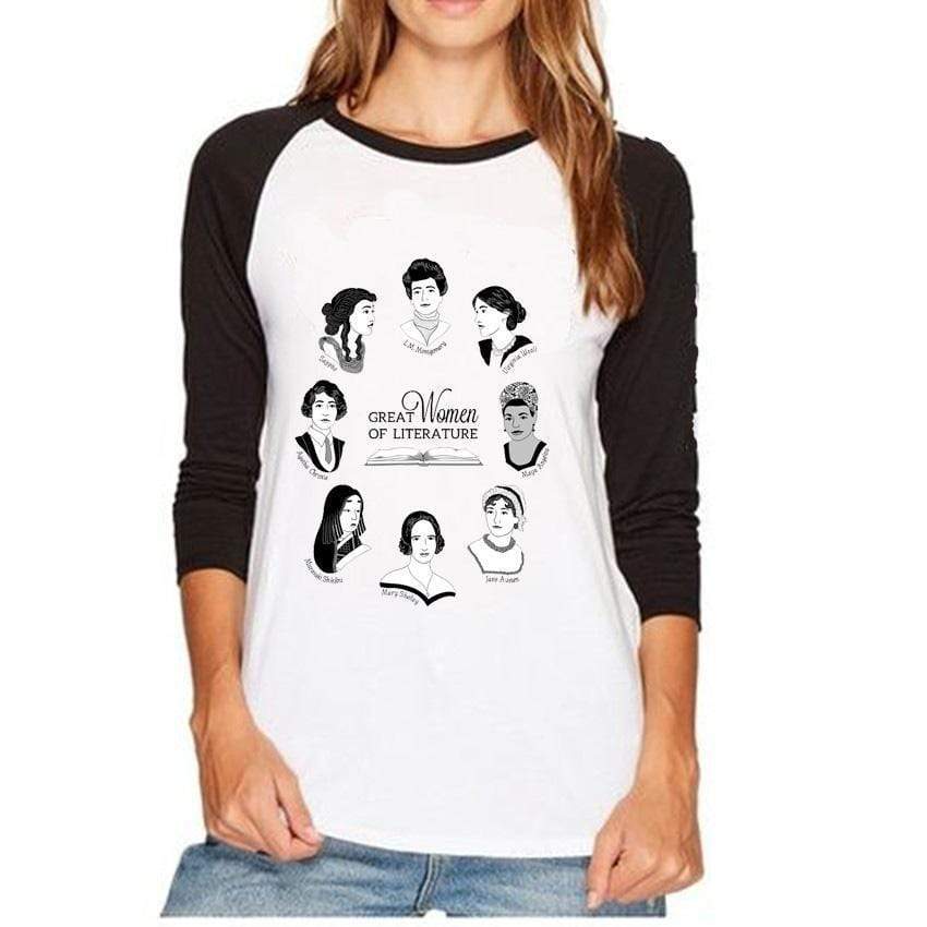 T-Shirt 3 / S "Great Women Of Literature & Science" T-Shirt - Modal & Polyester The Sexy Scientist