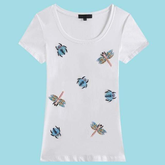 T-Shirt 8106 1 / M "Bee Swarm" T-Shirt - Cotton & Spandex The Sexy Scientist