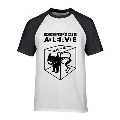 T-Shirt Black 2 / S "Schrodinger's Cat Is" T-Shirt - 100% Cotton The Sexy Scientist