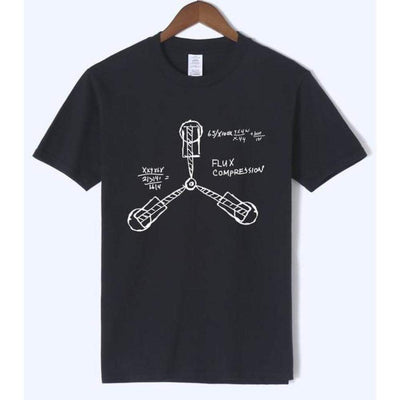 T-Shirt Black / S "Back To The Future" T-Shirt - 100% Cotton The Sexy Scientist