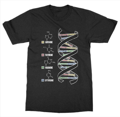 T-Shirt Black / S "DNA Lab" T-Shirt - 100% Cotton The Sexy Scientist