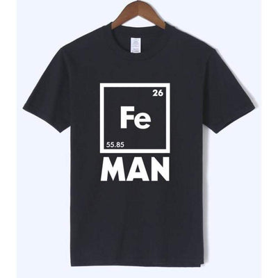 T-Shirt Black / S "Fe-Man" T-Shirt - 100% Cotton The Sexy Scientist
