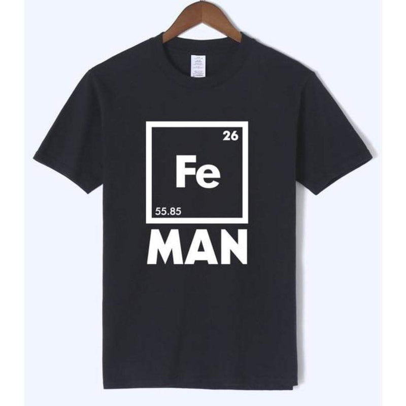 T-Shirt White / S "Fe-Man" T-Shirt - 100% Cotton The Sexy Scientist
