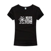 T-Shirt Black / S "Never Trust An Atom They Make Up Everything" T-Shirt - Cotton & Modal The Sexy Scientist